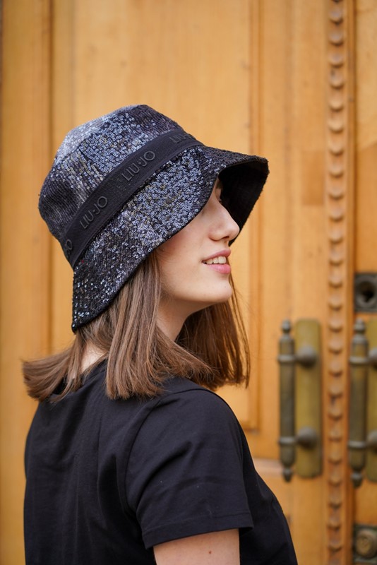 Cappello bucket liu jo sport paillettes Moda Impronte