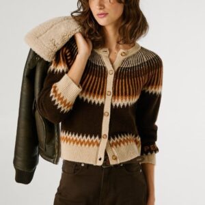 Cardigan girocollo rombi cissy pepe jeans
