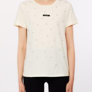 T shirt cristalli all over liu jo