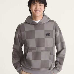 Felpa cappuccio fant. scacchi   vans