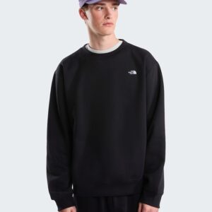 Felpa girocollo uomo logo ricamato the north face