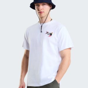 T-shirt unisex  logo ricamato davanti e dietro north face