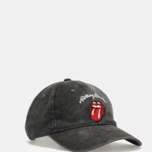 Cappellino visiera  guess uomo ricamo in filo rolling stones