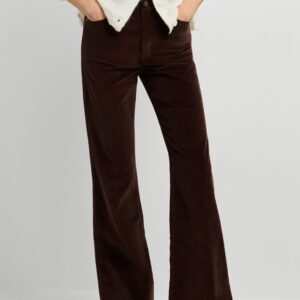 Pantalone flare willa in velluto coste pepe jeans